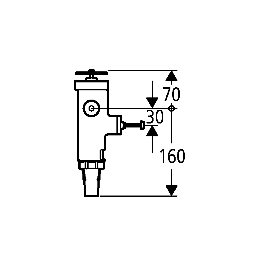 GROHE 43996000 - Tlačni ispušni ventil RONDO 3”