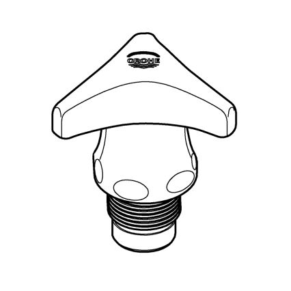 GROHE 45969000 - Poklopac DN 15 polirani krom