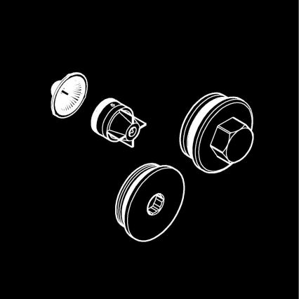 GROHE 47753000 - Povratni ventil, sjajni krom