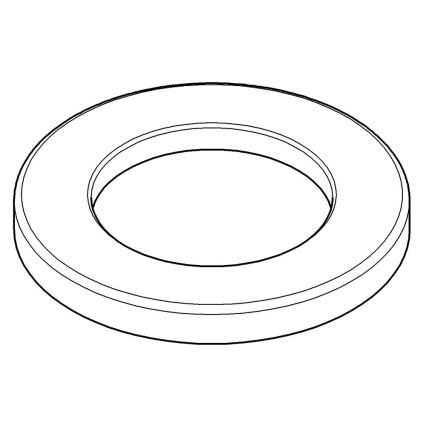 GROHE 48165000 - Podložna ploča za jednoručne slavine za umivaonik i bide, krom