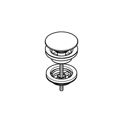 GROHE 65807000 - Odvodna garnitura, sjajni krom