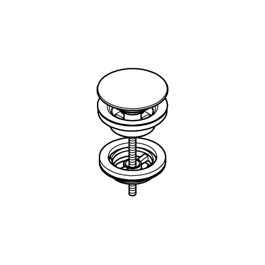 GROHE 65807000 - Odvodna garnitura, sjajni krom