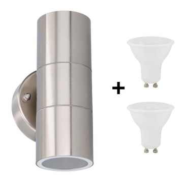 Grundig 07531 - LED Vanjska zidna svjetiljka 2xGU10/4W/230V IP44