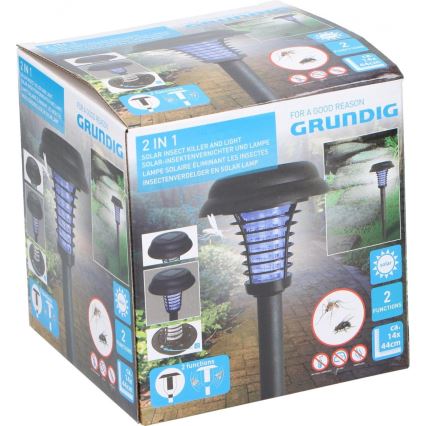 Grundig 12217 - LED Solarna lampa i zamka za insekte LED/1xAA