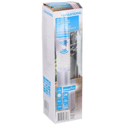Grundig 14 - LED Solarna lampa sa senzorom za pokret i dan/noć LED 1xAAA 600 mAh IP44