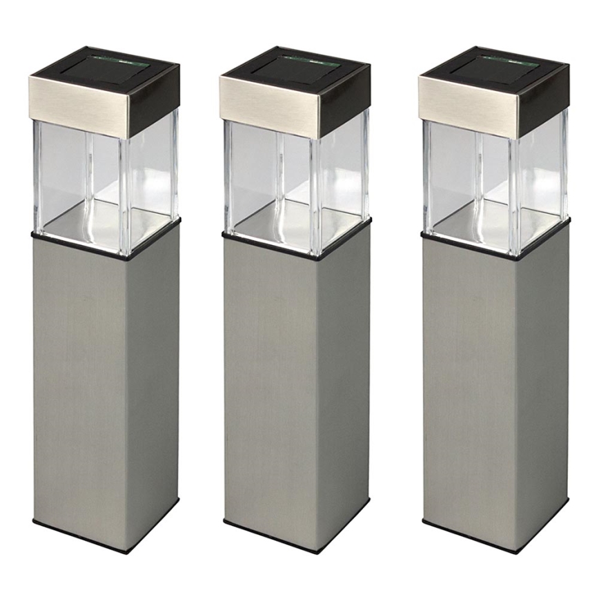 Grundig 90048 - SET 3x Solarna lampa LED/5,5x28cm 1xAAA 600 mAh