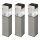 Grundig 90048 - SET 3x Solarna lampa LED/5,5x28cm 1xAAA 600 mAh
