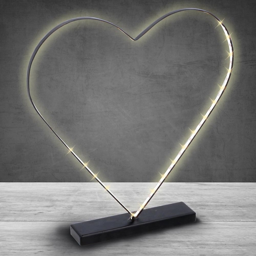 Grundig - LED Dekoracija HEART LED/3xAA