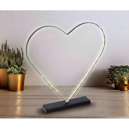 Grundig - LED Dekoracija HEART LED/3xAA