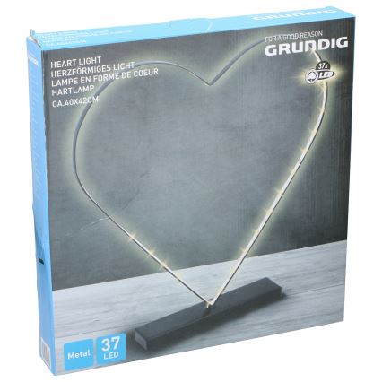 Grundig - LED Dekoracija HEART LED/3xAA