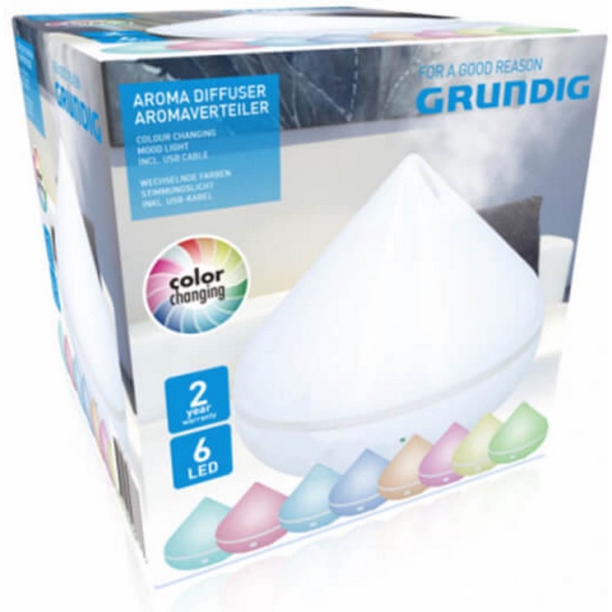 Grundig - LED RGB Aroma difuzor 6xLED/USB
