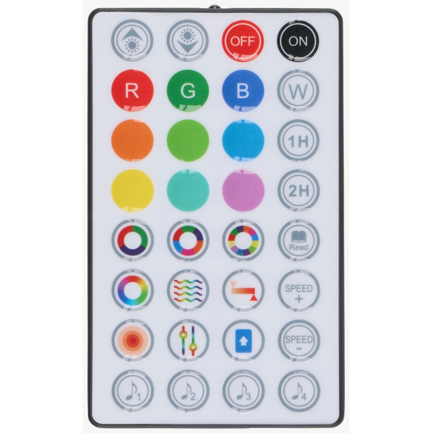 Grundig - LED RGB podna lampa 2 u 1 (LED/230V) s daljinskim upravljačem i mogućnošću prigušivanja
