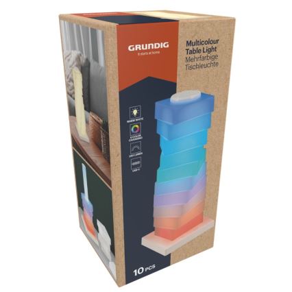 Grundig - LED RGB stolna lampa s dodirnim upravljanjem LED/4W/5V