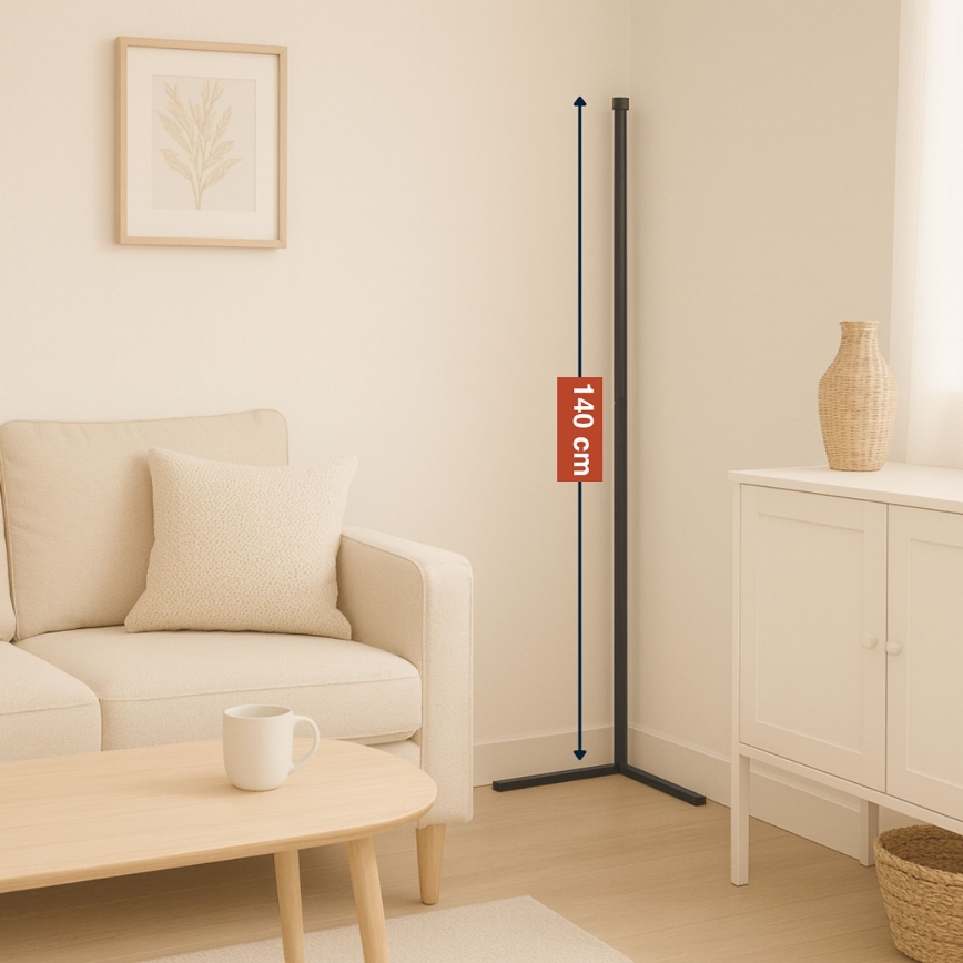 Grundig - LED RGBW prigušiva podna lampa LED/6W/230V + daljinski upravljač