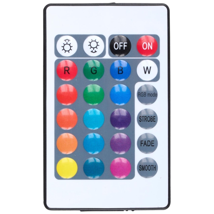 Grundig - LED RGBW Prigušiva stojeća lampa LED/10W/5V crna + daljinski upravljač