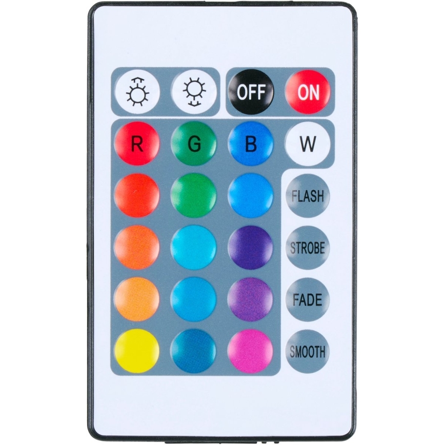 Grundig - LED RGBW stolna lampa s prigušivanjem LED/0,7W/5V crna + daljinski upravljač