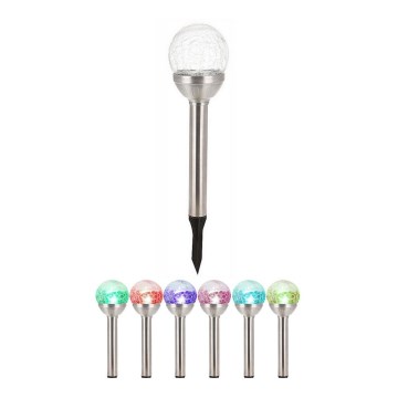 Grundig - LED solarna svjetiljka LED/1,2V 600 mAh višebojna