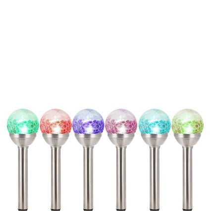 Grundig - LED solarna svjetiljka LED/1,2V 600 mAh višebojna
