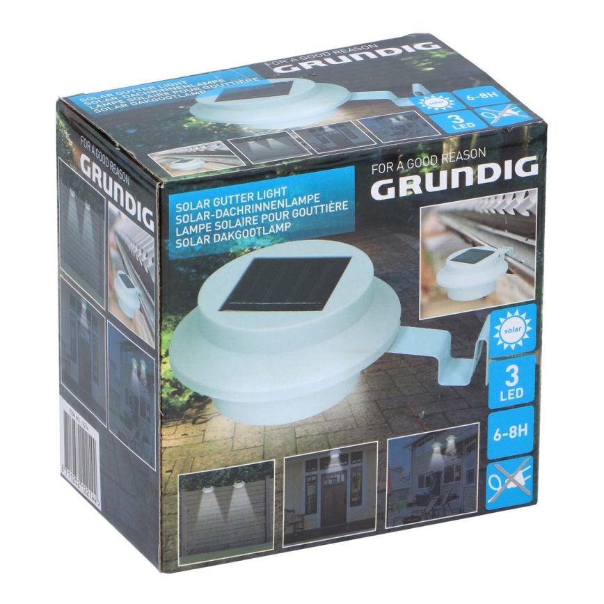 Grundig - LED Solarna svjetiljka s držačem 3xLED/1xAA 600 mAh
