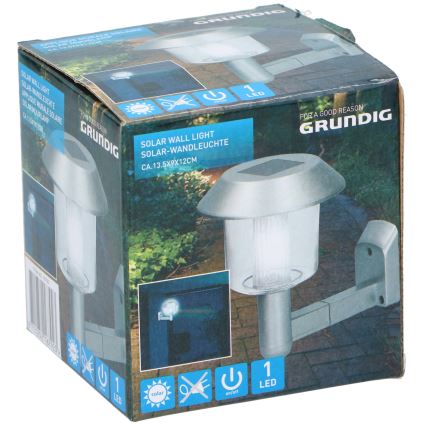 Grundig - LED Solarna zidna svjetiljka LED/1,2V