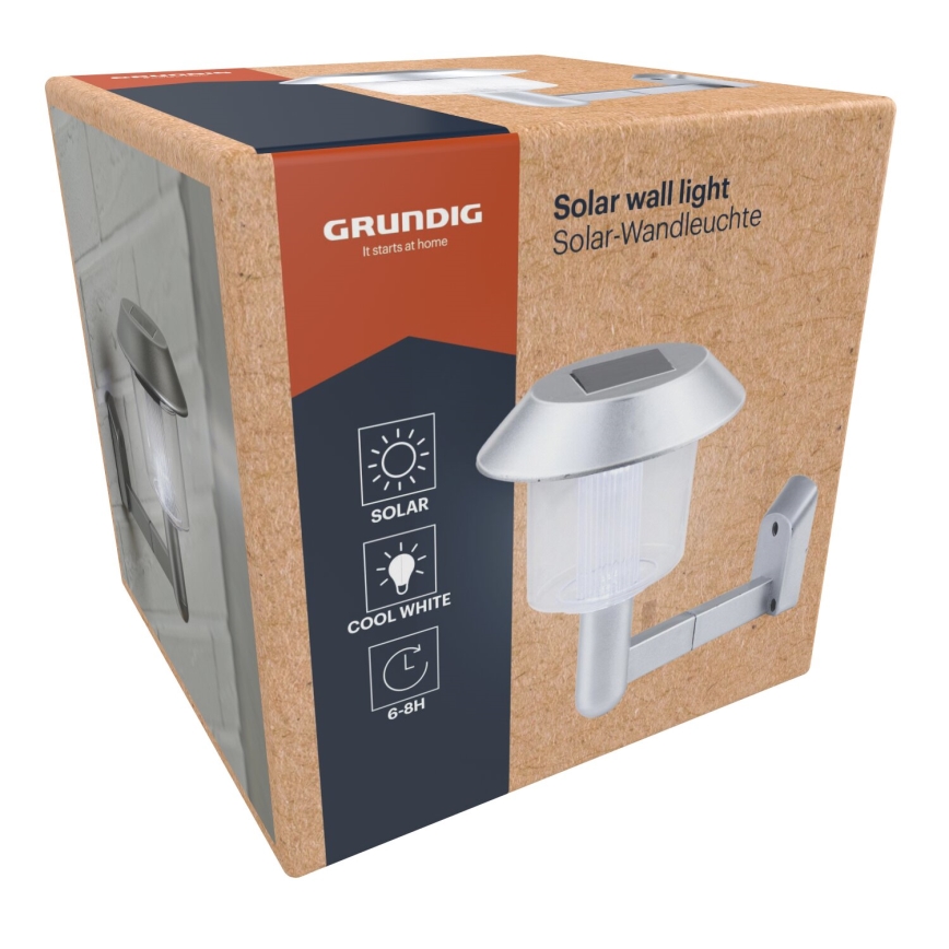 Grundig - LED Solarna zidna svjetiljka LED/1,2V