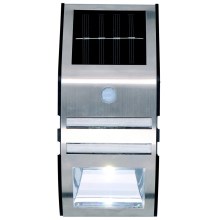 Grundig - LED Solarna zidna svjetiljka sa senzorom 1xLED IP44