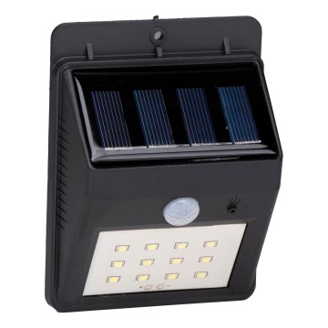 Grundig - LED solarna zidna svjetiljka sa senzorom pokreta LED/1,2V 600 mAh IP44