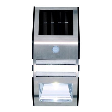 Grundig - LED Solarna zidna svjetiljka sa senzorom za pokret i dan/noć LED/1xAA 600mAh IP64