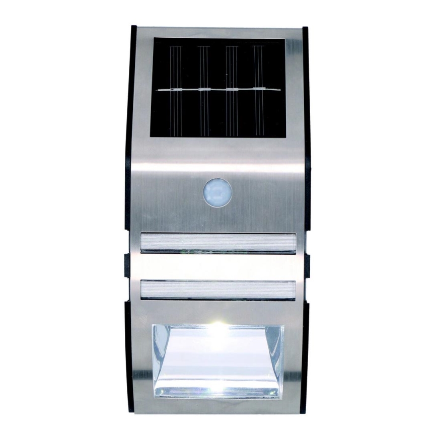 Grundig - LED Solarna zidna svjetiljka sa senzorom za pokret i dan/noć LED/1xAA 600mAh IP64