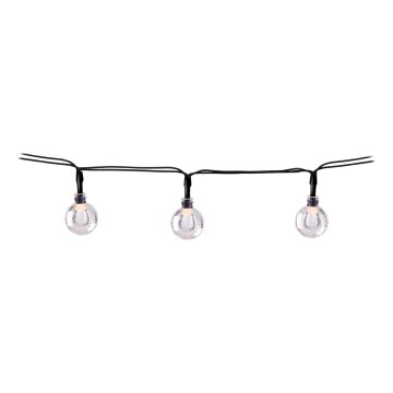 Grundig - LED Solarni lanac 50xLED/8 funkcija 6,9m topla bijela