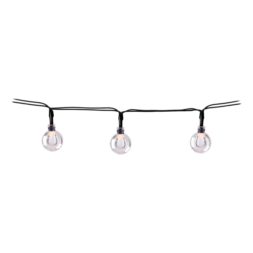 Grundig - LED Solarni lanac 50xLED/8 funkcija 6,9m topla bijela