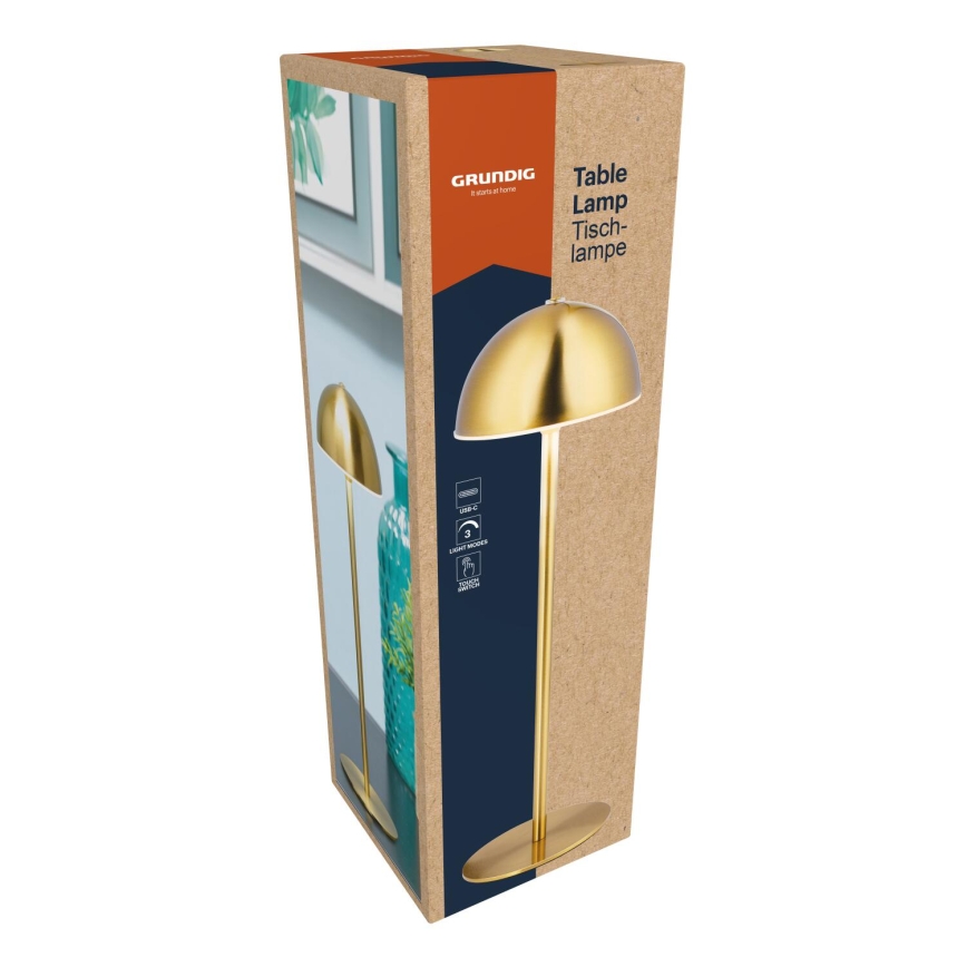 Grundig - LED stolna lampa na dodir LED/2W/5V 1200 mAh