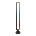 Grundig - podna LED lampa RGB s prigušivanjem LED/8W/5V + daljinski upravljač