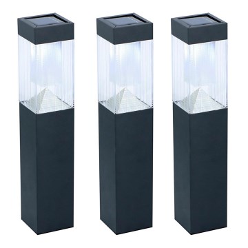 Grundig - SET 3x Solarna lampa LED/1,2V 6,5x35,5cm