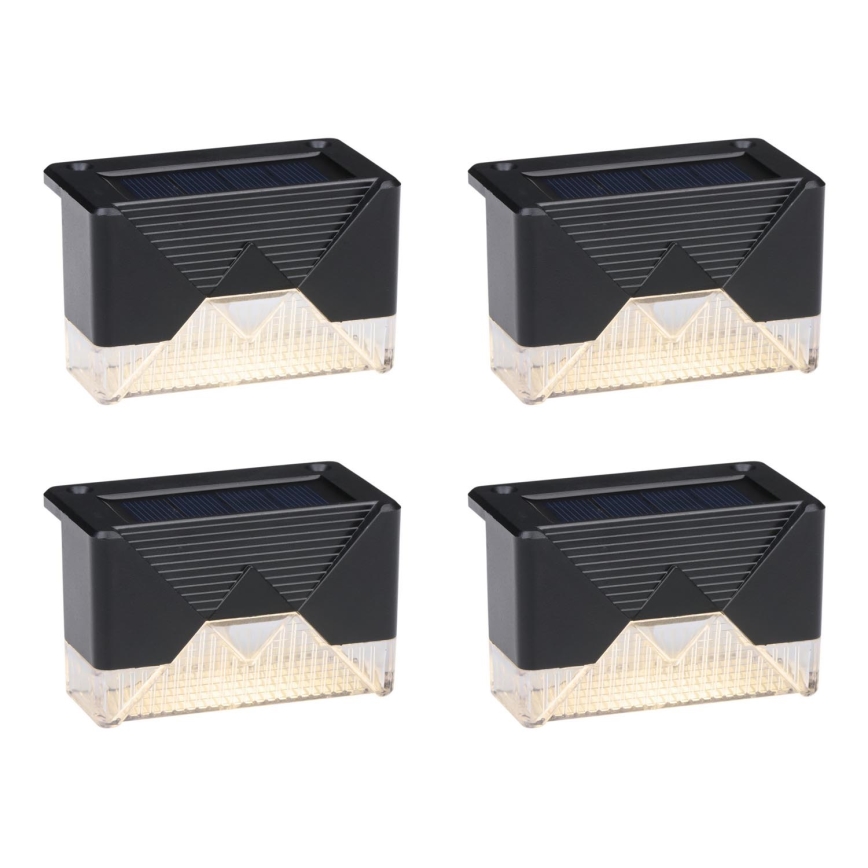 Grundig - SET 4x LED solarna zidna svjetiljka LED/1,2V 600 mAh IP44