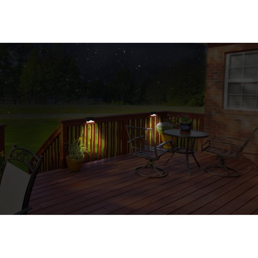 Grundig - SET 4x LED solarna zidna svjetiljka LED/1,2V 600 mAh IP44