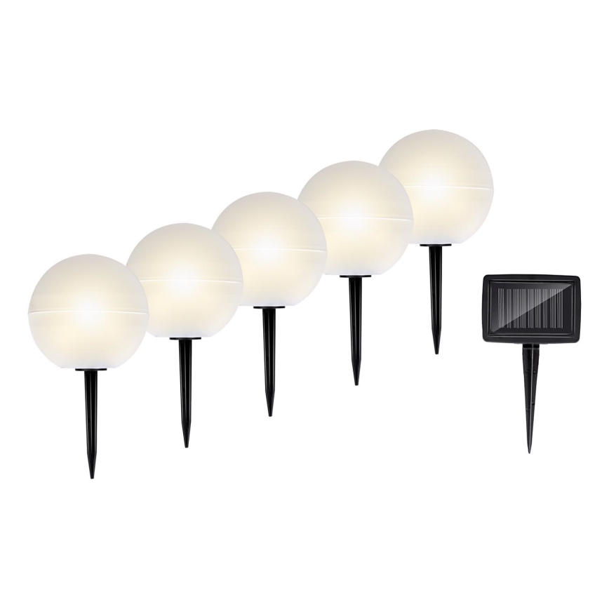 Grundig - SET 5x LED RGBW  Solarna svjetiljka LED/3,2V IP44