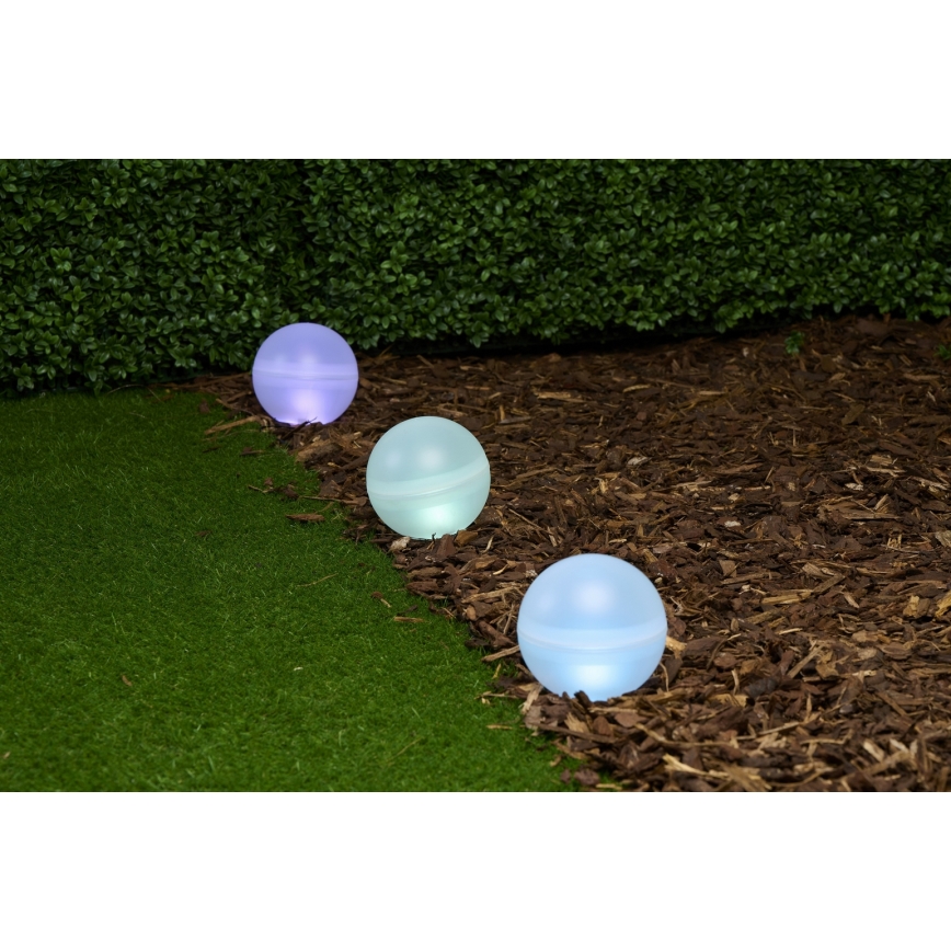 Grundig - SET 5x LED RGBW  Solarna svjetiljka LED/3,2V IP44