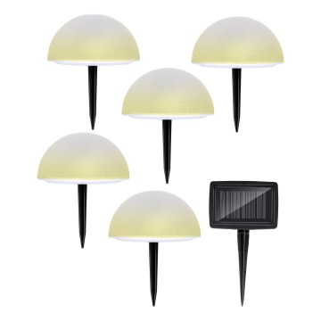 Grundig - SET 5x LED RGBW Solarno svjetlo LED/3,2V 600 mAh IP44