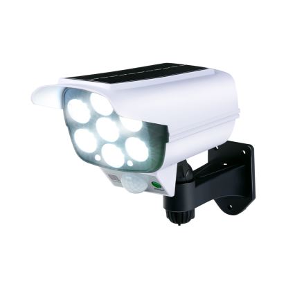 Grundig - LED solarna maketa sigurnosne kamere sa senzorom LED/1,2V 800 mAh + daljinski upravljač