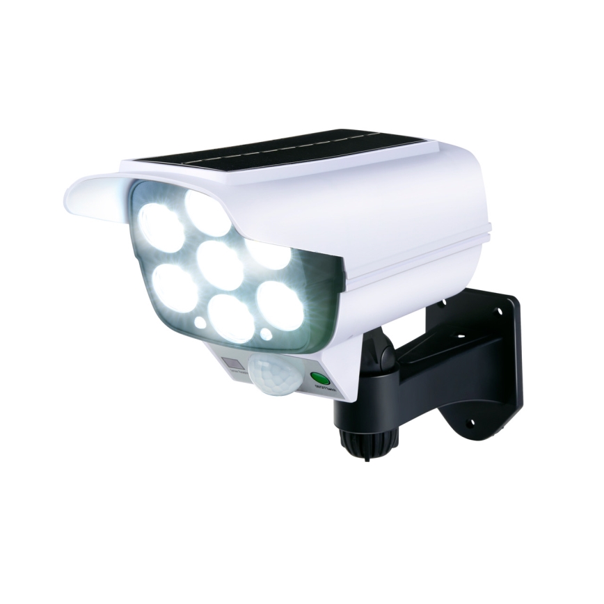 Grundig - LED solarna maketa sigurnosne kamere sa senzorom LED/1,2V 800 mAh + daljinski upravljač