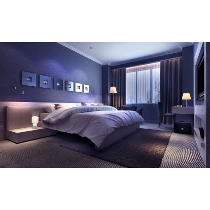 Grundig - Stolna lampa 1xE14/40W/230V