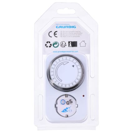 Grundig - Utičnica s tajmerom 3500W/230V