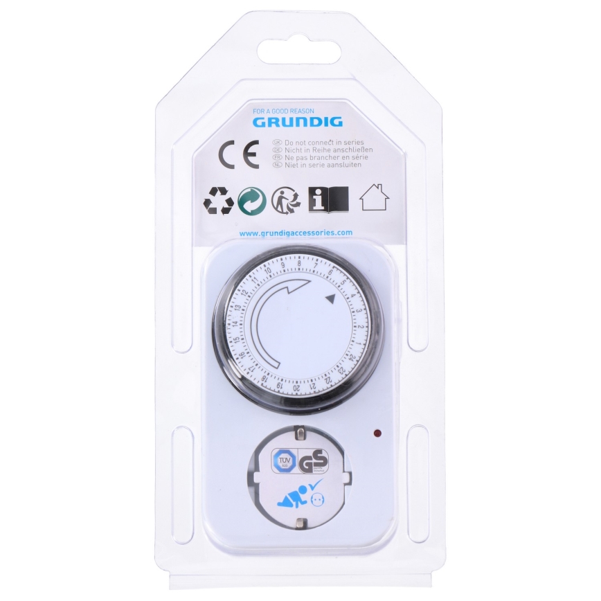 Grundig - Utičnica s tajmerom 3500W/230V