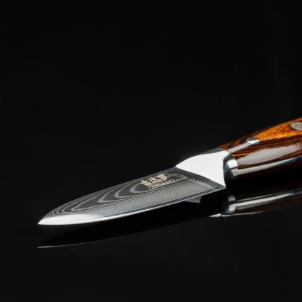 Gudaro - Damaskski kuhinjski nož FENG 3,5, 67 slojeva čelika, duljina 9,5 cm
