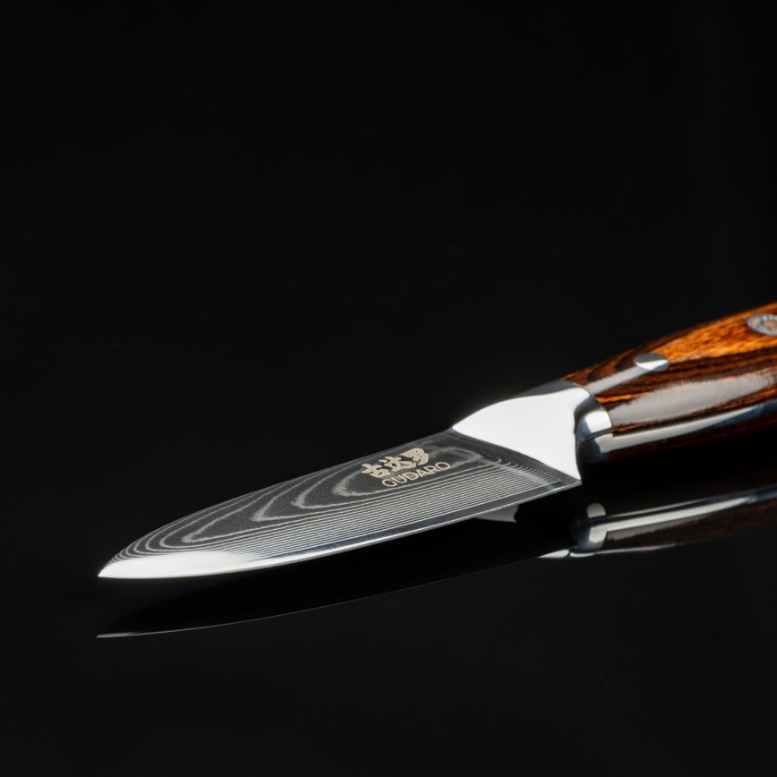 Gudaro - Damaskski kuhinjski nož FENG 3,5, 67 slojeva čelika, duljina 9,5 cm