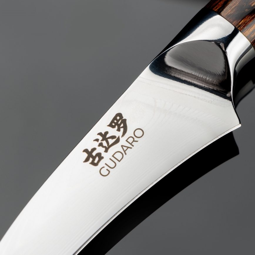 Gudaro - Damaskski kuhinjski nož za voće FENG 3,5, 67 slojeva damaškog čelika, duljina 9,5 cm