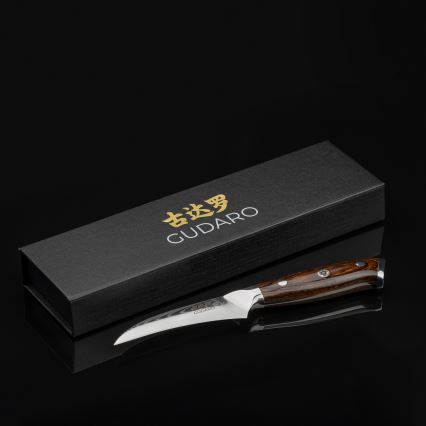 Gudaro - Damaskski kuhinjski nož za voće FENG 3,5, 67 slojeva damaškog čelika, duljina 9,5 cm