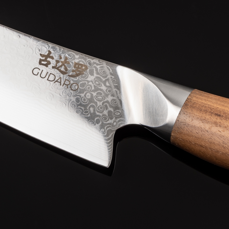 Gudaro - Damaškov kuhinjski nož TAKUMI 8, 67 slojeva čelika, duljina 20 cm, orah