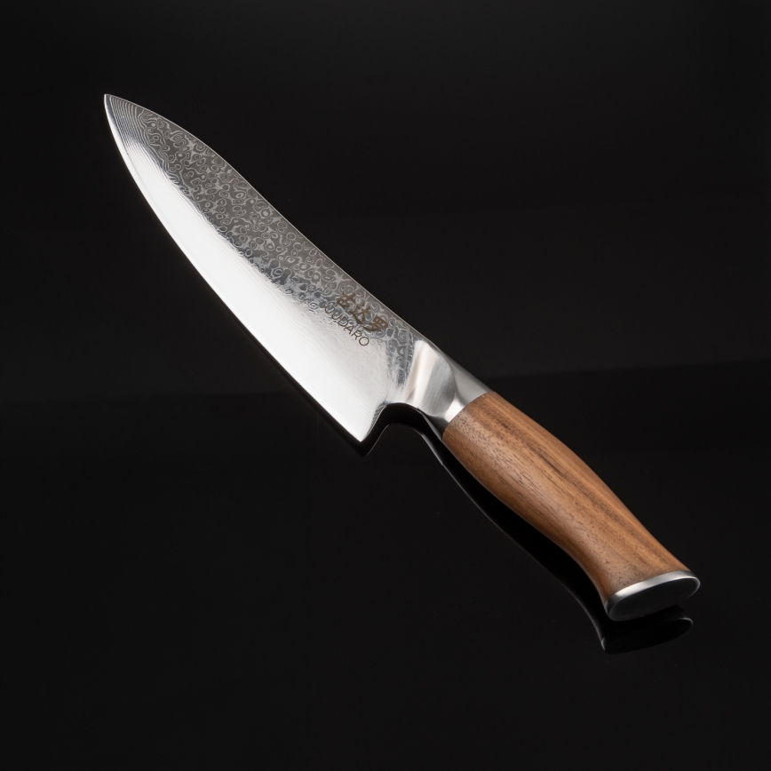 Gudaro - Damaškov kuhinjski nož TAKUMI 8, 67 slojeva čelika, duljina 20 cm, orah